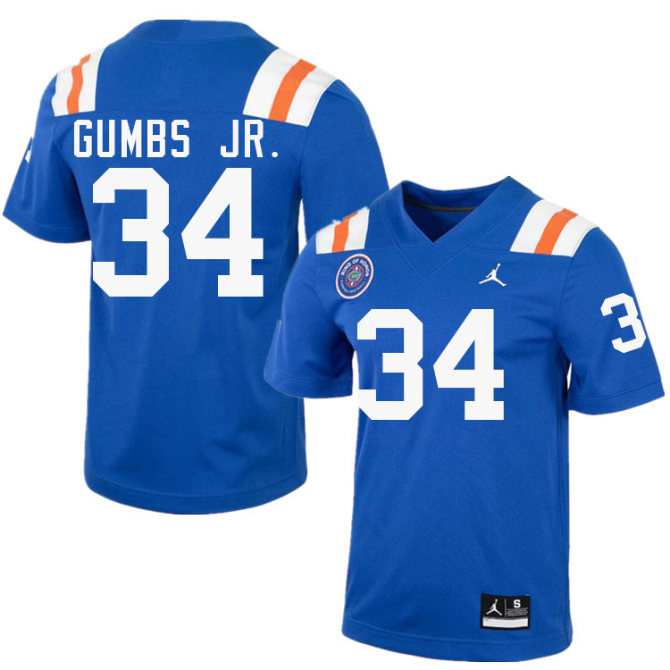 George Gumbs Jr. Florida Jersey,Florida Gators #34 George Gumbs Jr. Jersey Youth-Retro Royal